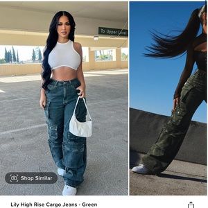 Cargo Jeans Lily High Rise